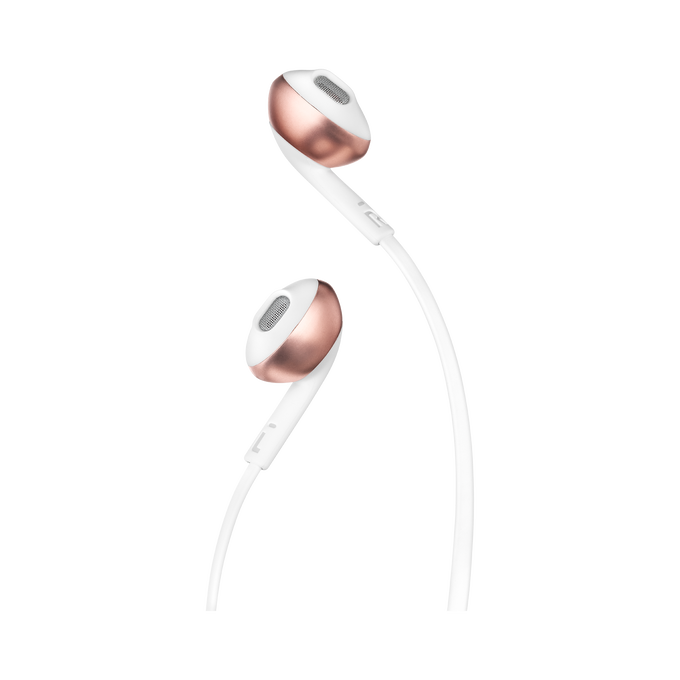 JBL Tune 205 - Rose Gold - Earbud headphones - Detailshot 1 image number null